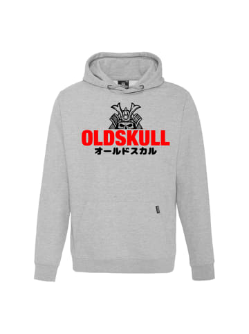 OLDSKULL Kapuzensweater Classic Samurai in Heather Grey