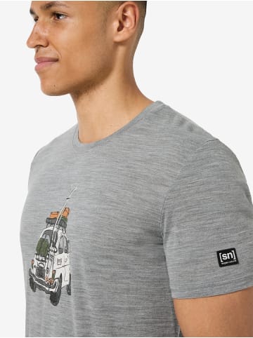 super.natural M CARSKI TEE in grau