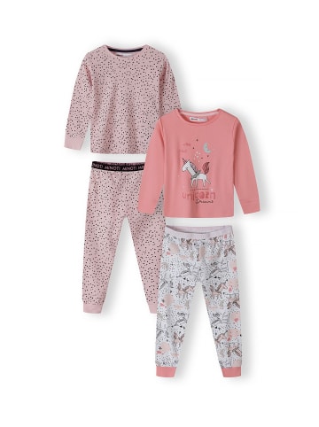 Minoti 2er. Set: Schlafanzug AW23PJ5 in pink