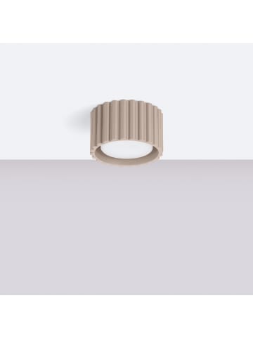 Nice Lamps Plafond ZORA 1 taupe H 6 cm