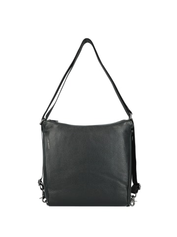 Mandarina Duck Mellow Umhängetasche Leder 30 cm in nero