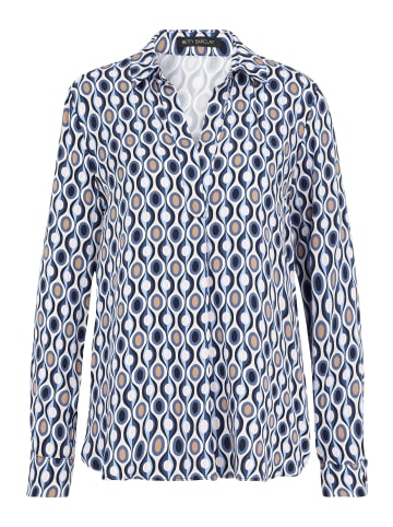 Betty Barclay Longbluse langarm in Weiß/Blau