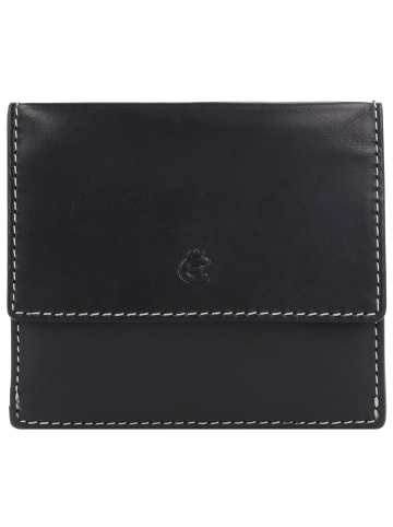 Esquire Dallas Geldbörse RFID Schutz Leder 10.5 cm in schwarz