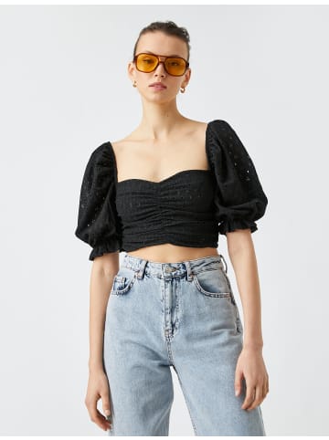 KOTON Bluse in Schwarz