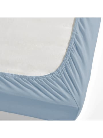 NAUTICA HOME Nautica Home Jersey Spannbettlaken, 180x200 cm in Hellblau