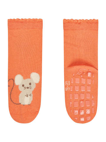 Sterntaler ABS Socken 2er-Pack Maus in leuchtorange