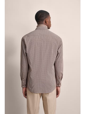 Bugatti Freizeithemd 1:1 Arm in braun