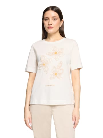 CARTOON Baumwollshirt mit Rundhalsausschnitt in Patch Cream/Beige