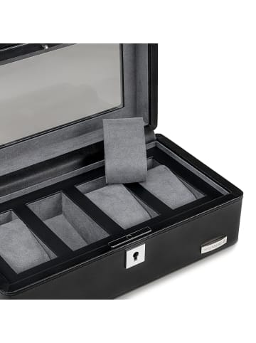 Windrose Schmuckkasten 26.5 cm in schwarz