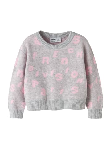 name it Strickpullover in Light Grey Melange