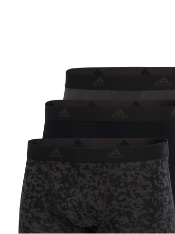 adidas Trunk Active Flex Cotton in dunkelgrau, schwarz