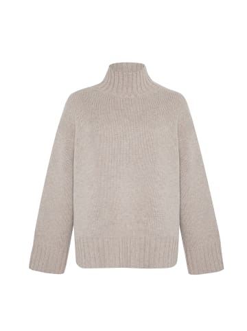 Style Republic Rollkragenpullover OVERSIZED BOXY Kaschmir-Woll-Gemisch in Camel Melange