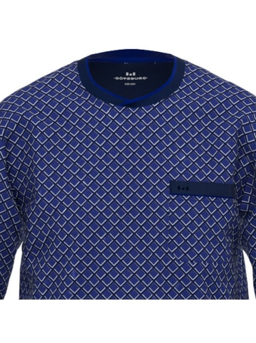 Götzburg Single-Jersey Schlafanzug in marine