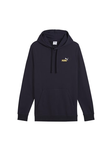 Puma Logo Hoodie Blau