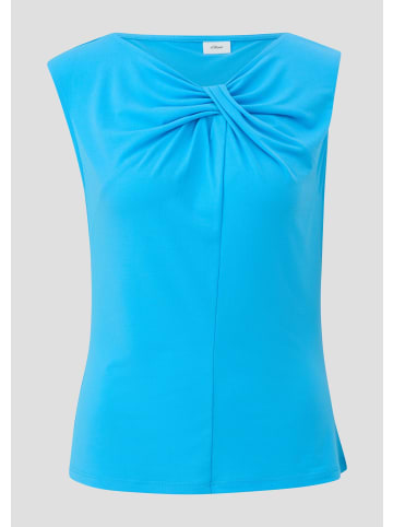 s.Oliver T-Shirt in 6430_azurblau