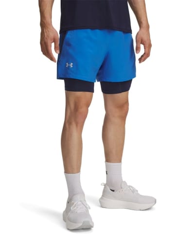 Under Armour Sportshorts "Launch 5'' 2-In-1 Shorts" in Blau