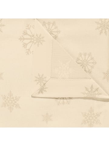 Erwin Müller Jacquard, Baumwollmischung Mitteldecke Marbella in sekt