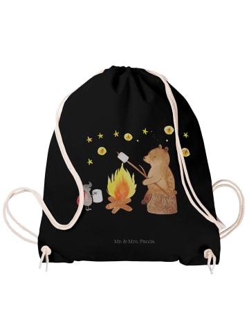 Mr. & Mrs. Panda gymnastiktasche Bär & Marienkäfer Lagerfeuer oh... in Schwarz