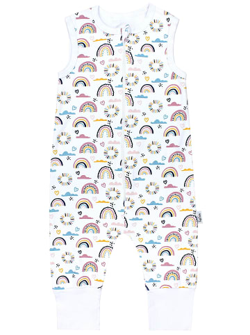TupTam Babyschlafsack mit Beinen Unwattiert in weiß Modell 4