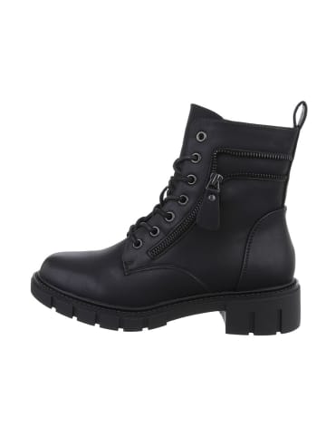 Ital-Design Stiefelette in Schwarz