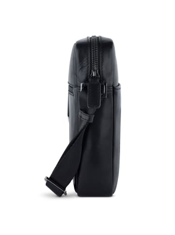 Bugatti Romano Mini Bag Umhängetasche Leder 17 cm schwarz