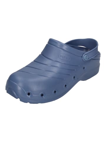 Scholl Clogs Work Light in blau