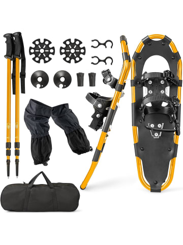 COSTWAY Schneeschuhe Set 25 '' in Gold