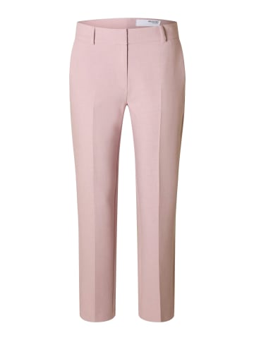 SELECTED FEMME SLFRITA-RIA MW CROPPED PANT MEL NOOS in Bleached Mauve