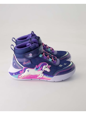 Skechers Schnürstiefel in Blau