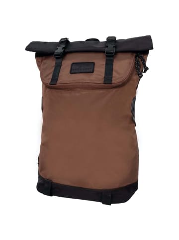 Doughnut Christopher Go Wild 18 - Rolltop Rucksack 45 cm (black x brown) in black x brown
