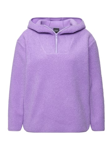 Ulla Popken Hoodie in blauer flieder