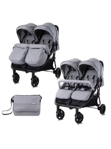 Lorelli Geschwisterkinderwagen Duo in grau