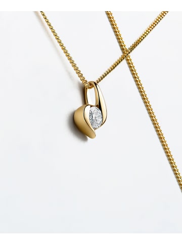 Diamant L'éternel Halskette aus 585 Gelbgold mit 0.1 Karat Diamant