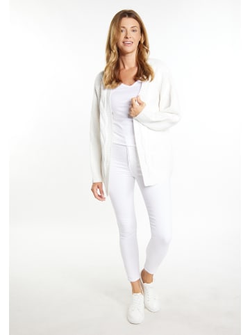 usha WHITE LABEL Damen Cardigan in Weiss