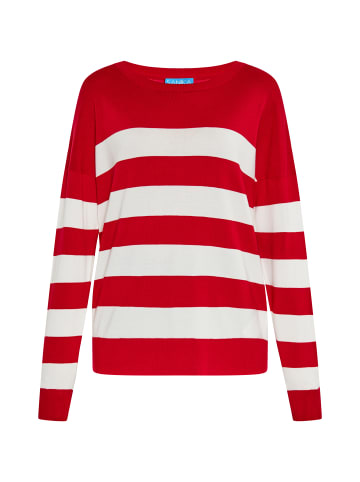 SANIKA Damen Pullover in Rot Weiss
