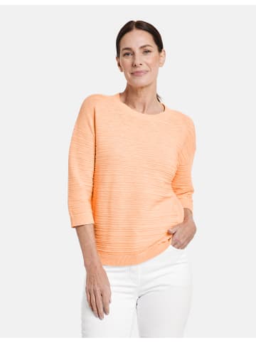 Gerry Weber Pullover 3/4 Arm Rundhals in Apricot Crush