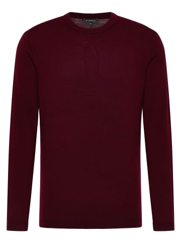 Eterna Strick Pullover in burgunder