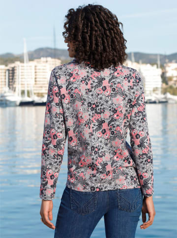 WITT WEIDEN Sweatshirt in rosé-grau-gemustert