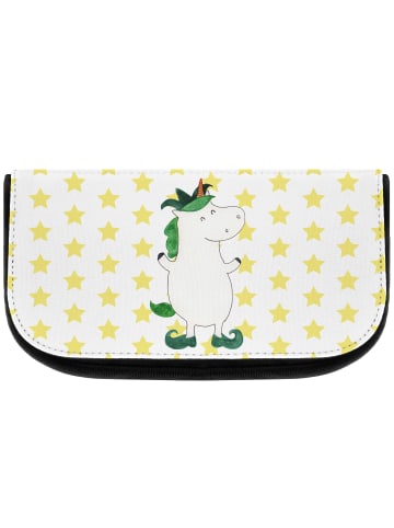 Mr. & Mrs. Panda Kosmetiktasche Einhorn Joker ohne Spruch in Weiß