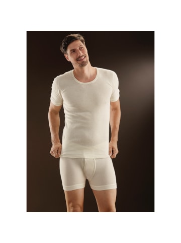 Con-ta Angora, Wolle Unterhemd, 1/2-Arm in natur