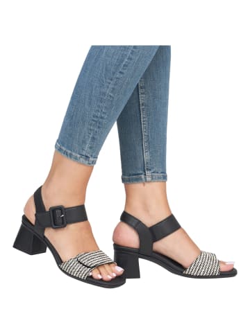 remonte Sandalen in Schwarz
