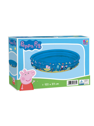 WEHNCKE Peppa Pig 3-Ring-Pool in Blau ab 3 Jahre