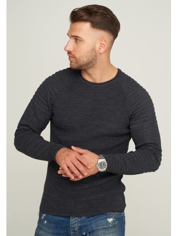 behype Pullover MKstep91 in dunkelgrau