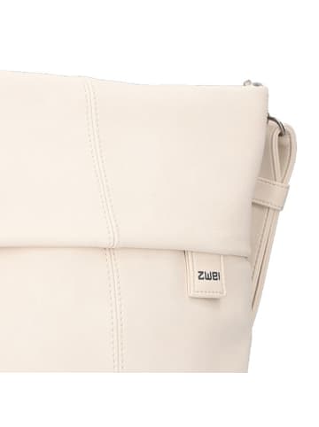 Zwei Mademoiselle.M Schultertasche 31 cm in off white