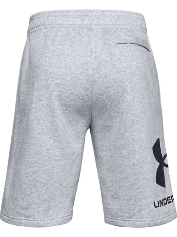 Under Armour Short "UA Rival Fleece Big Logo Shorts" in Grau