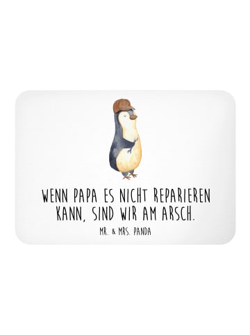 Mr. & Mrs. Panda Magnet Wenn Papa es nicht reparieren kann, sind... in Weiß
