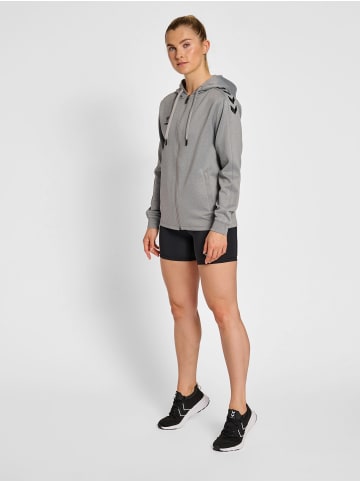 Hummel Reißverschluss Kapuzenpullover Hmlcore Damen in GREY MELANGE