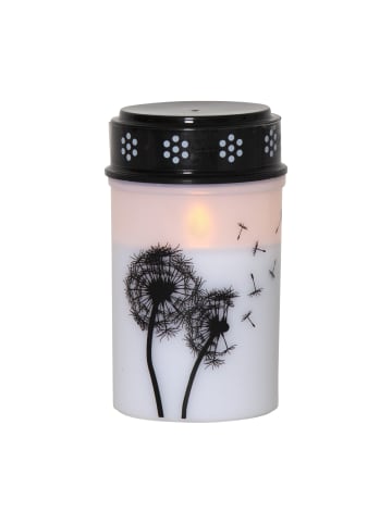 STAR Trading LED Grabkerze 'Dandelion', Timer, 12cm