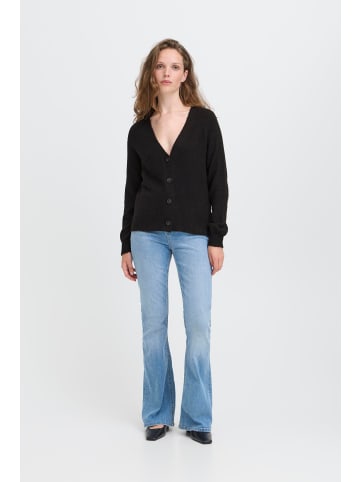 ICHI Strick-Cardigan langarm IHKAMARA Loose fit in Black