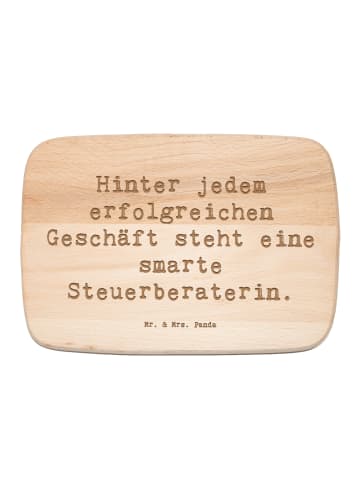 Mr. & Mrs. Panda Frühstücksbrettchen Holz Spruch Steuerberaterin... in Transparent
